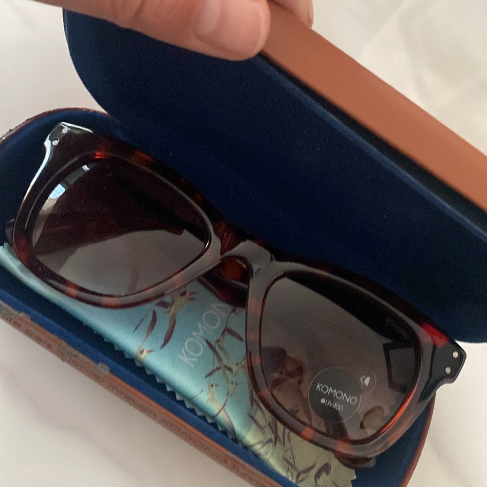 Komono Tortoise Shell Sunglasses